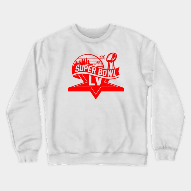 Super Bowl LV 3 Crewneck Sweatshirt by HooPet